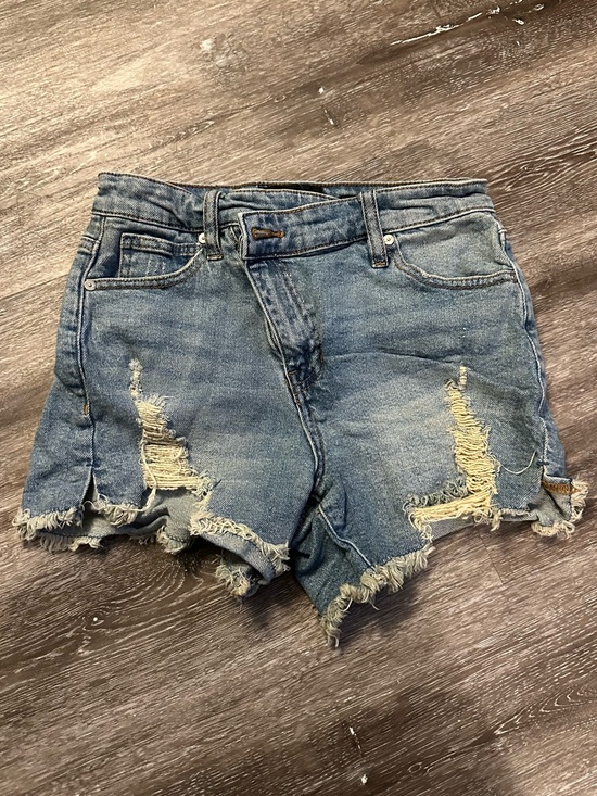 Kendall & Kylie Pants - Kendall & Kylie Light Blue Distressed Denim Shorts